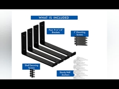 L Pływające uchwyty półki ściennej