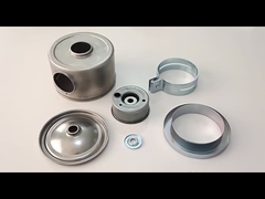 ISO fabryka metalowa niestandardowy głęboki rysunek # 6 # 8 # 10 # 12 pełny rozmiar Aluminiowe uchwyciciele kurtki głęboki rysunek