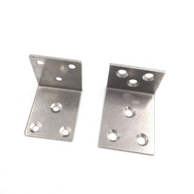 Stal nierdzewna Stal węglowa Stal nierdzewna Dekoracyjna pieczętowanie L-kształt Metal Bracket kątowe klamry