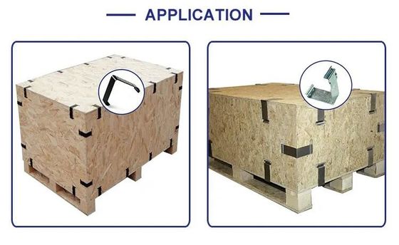 Węglowa Stamping Stamping Powered Zinc Plated Sheet Clamps Crate Clips