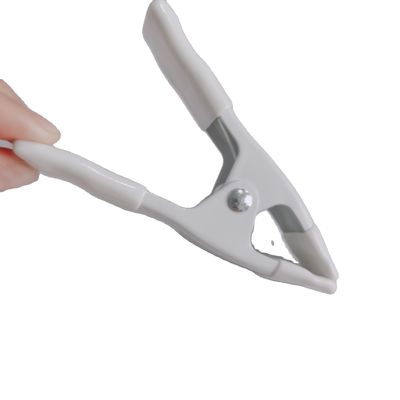 2 4 6 9 Inch Mini Małe Metalowe Klampy Wiosenne Typ Klampy sukienki ślubnej Biały