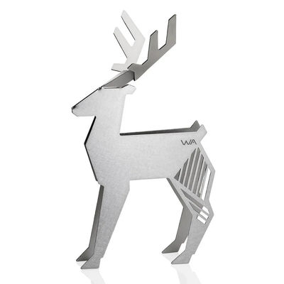 OEM Niestandardowe części metalowe blachy personalizowane cięcie laserowe gięcie mosiądze origami rzeźba byka nowoczesna sztuka metalowa