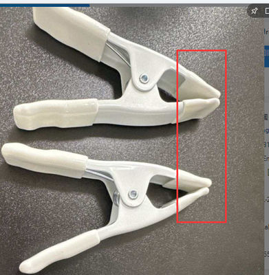 2 4 6 9 Inch Mini Małe Metalowe Klampy Wiosenne Typ Klampy sukienki ślubnej Biały