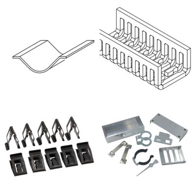Precyzyjne metalowe cięcie laserowe CNC & Stamping Wstrzykiwacze Brackets Clamps Clips Finishing Custom Steel Parts