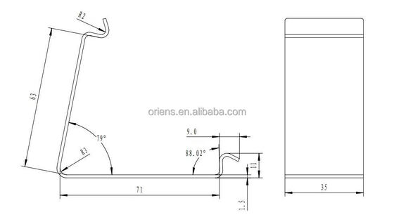 OEM Custom Sheet Metal Stamping Crate Clips Spring Clips For Fixing Wooden Box Wielokrotnie używalne i trwałe klipy